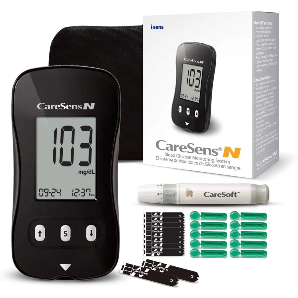 Глюкометр + 10 тест-полосок I-Sens CareSens N