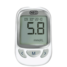 Глюкометр + 10 тест-смужок NEWMED Neo MSL0217W (Білий)