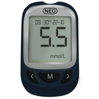 Глюкометр + 10 тест-смужок NEWMED Neo MSL0217B (Синій)