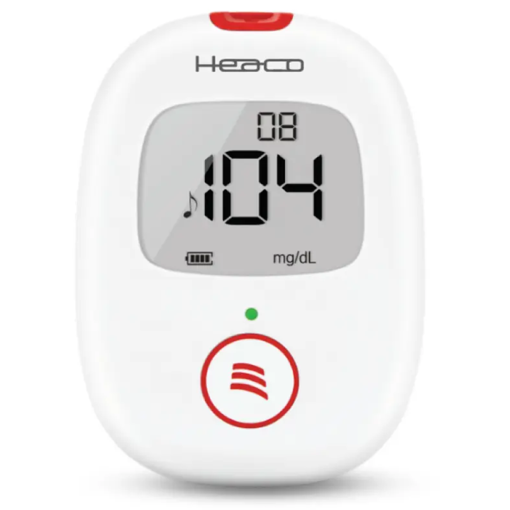 Глюкометр + 25 тест-полосок Heaco Safe AQ Voice