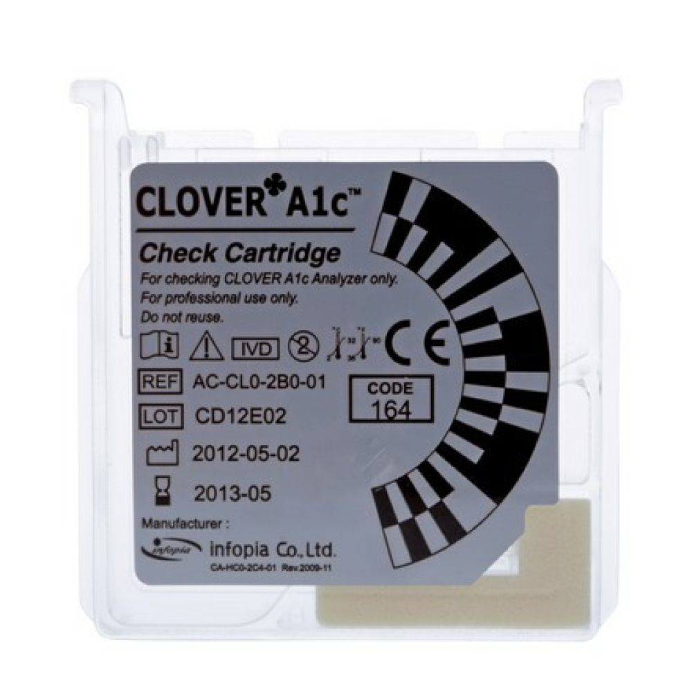 Ежемесячный контрольный картридж к анализатору Clover A1c