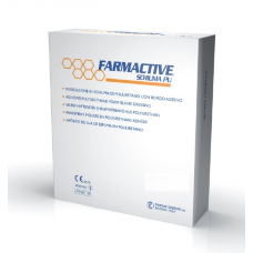 Полиуретановая губчатая повязка Farmactive Schiuma PU 17x17см