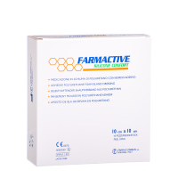Поліуретанова губчаста пов'язка з бортом Farmactive Silicone Comfort 10х10см