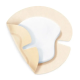 Самоклеюча губчаста пов'язка PermaFoam Classic Concave 16.5x18см