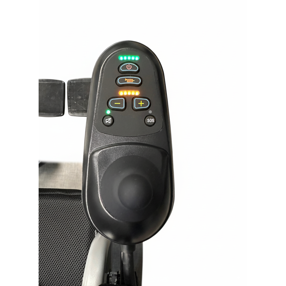 Складное кресло колесное с электроприводом Karadeniz Medical JT-098