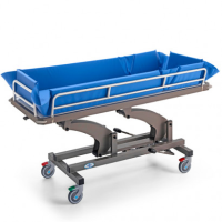 Каталка для мытья лежачих пациентов Shower-Trolley-For-Paediatric-Use
