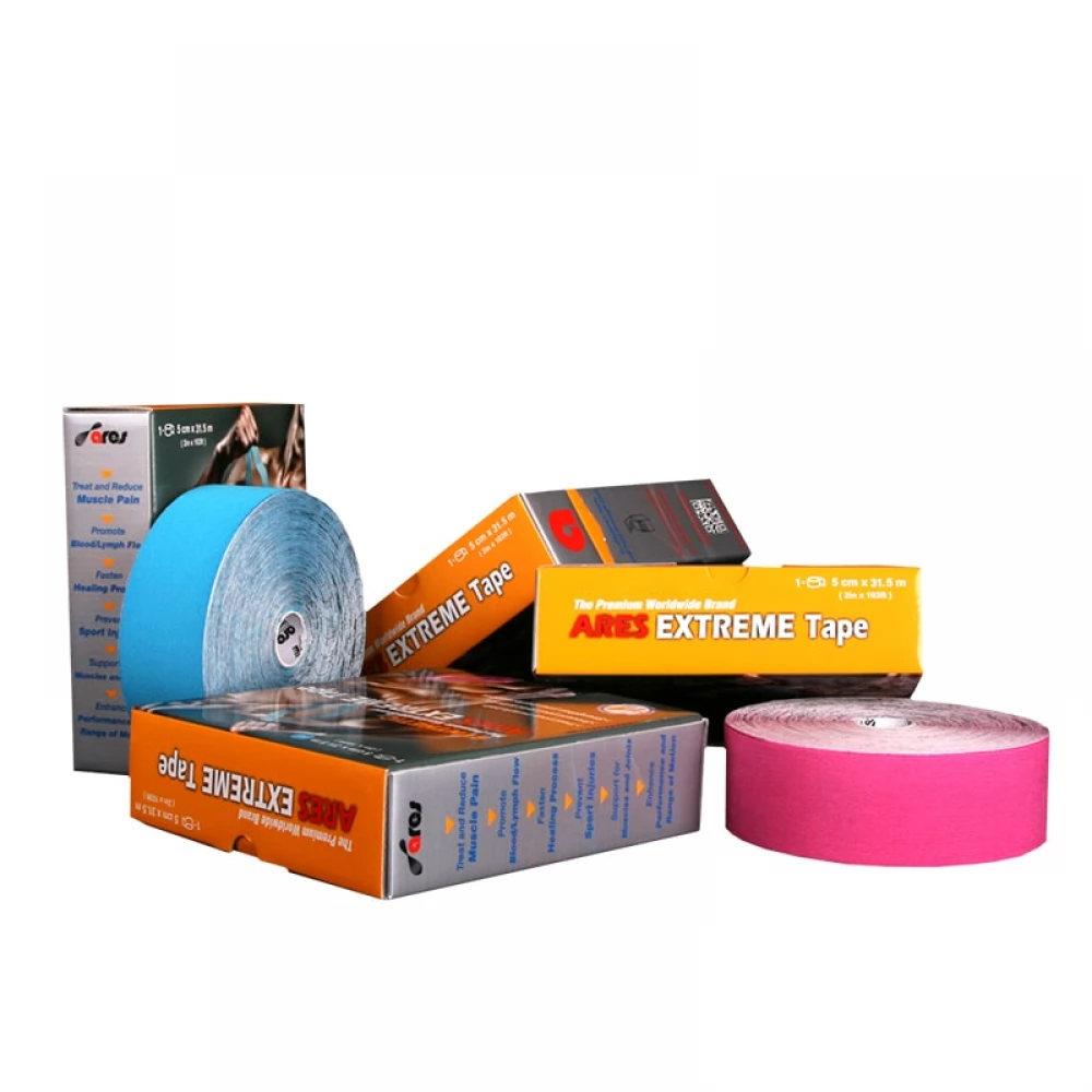 Кінезіо тейп Ares Extreme Bulk 5 см х 31,5 м (Чорний)