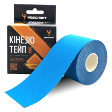 Кінезіотейп Medisport 5 см x 5 м (Блакитний)