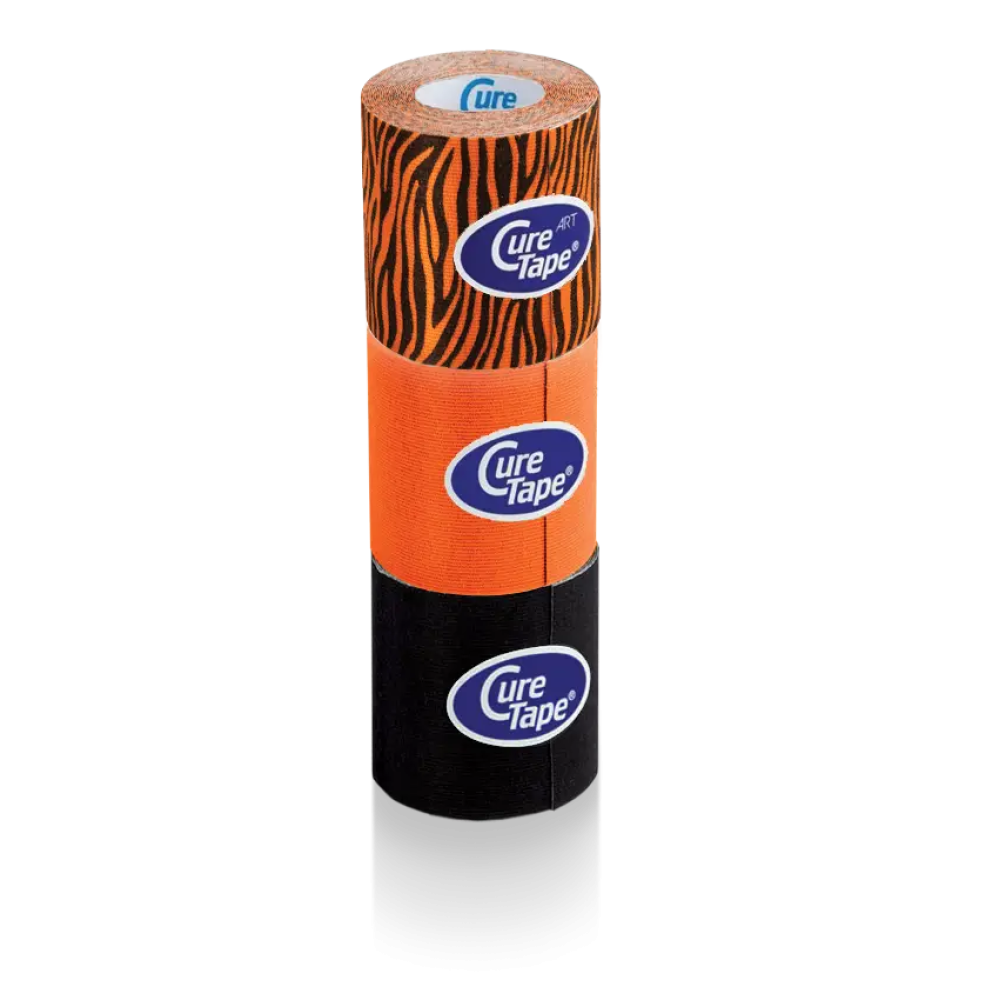 Набір кінезіо тейпів CureTape MyCureTape 5 см x 2.5 м (3 шт.) (Night Hunter)