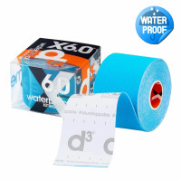 Кінезіо тейп водонепроникний D3 X6.0 Xtreme (50 мм * 6 м) синій