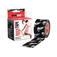 Кінезіотейп RockTape Design 5 см х 5 м (Чорний череп)