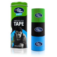 Набор кинезио тейпов CureTape MyCureTape Sports 5 см x 2.5 м (3 шт.) (Набор No1)
