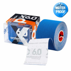 Кинезио тейп водонепроницаемый D3 X6.0 Xtreme (50 мм * 6 м) електрик