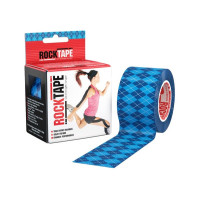 Кинезио тейп RockTape Design 5см х 5м (Голубой узор)