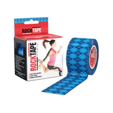 Кінезіотейп RockTape Design 5 см х 5 м (Блакитний візерунок)