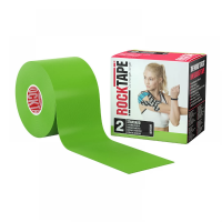 Кінезіотейп RockTape Standart 5 см х 5 м (Зелений)