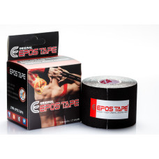 Кінезіотейп Epos Tape 5 см х 5 м (Чорний)