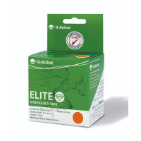 Кінезіотейп для чутливої шкіри K-active Elite 5 см х 5 м (Помаранчевий)