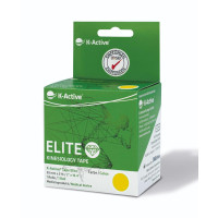 Кінезіотейп для чутливої шкіри K-active Elite 5 см х 5 м (Жовтий)