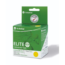 Кінезіотейп для чутливої шкіри K-active Elite 5 см х 5 м (Жовтий)