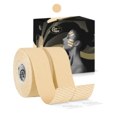 Кінезіо тейп для естетичного тейпування CureTape Beauty 2.5 см x 5 м (2 шт.) (Бежевий)