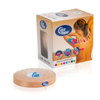 Кінезіо тейп CureTape Classic 1 см x 5 м (Бежевий)