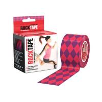 Кинезио тейп RockTape Design 5см х 5м (Розовый узор)