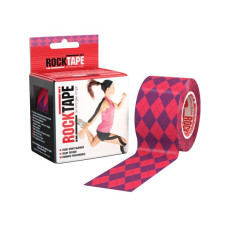 Кінезіотейп RockTape Design 5 см х 5 м (Рожевий візерунок)