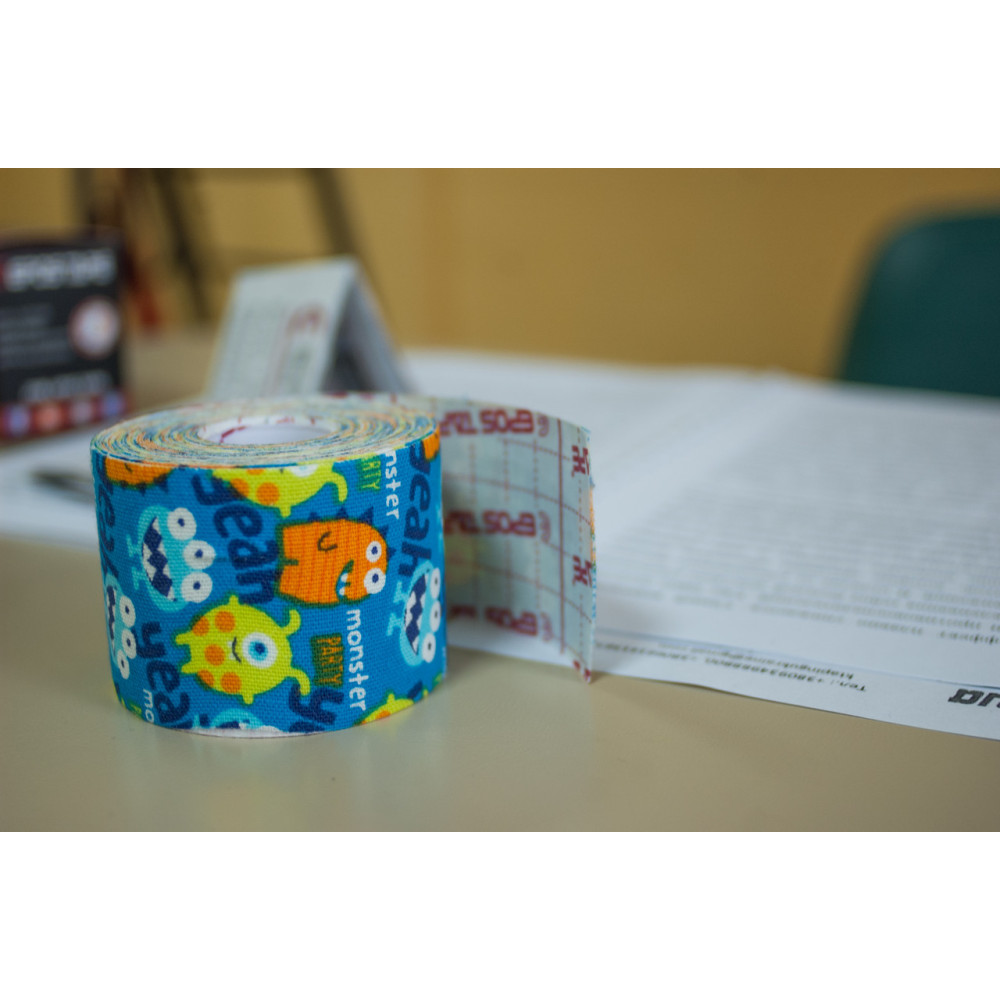 Кинезио тейп Epos Design Tape 5см х 5м (Монстры)