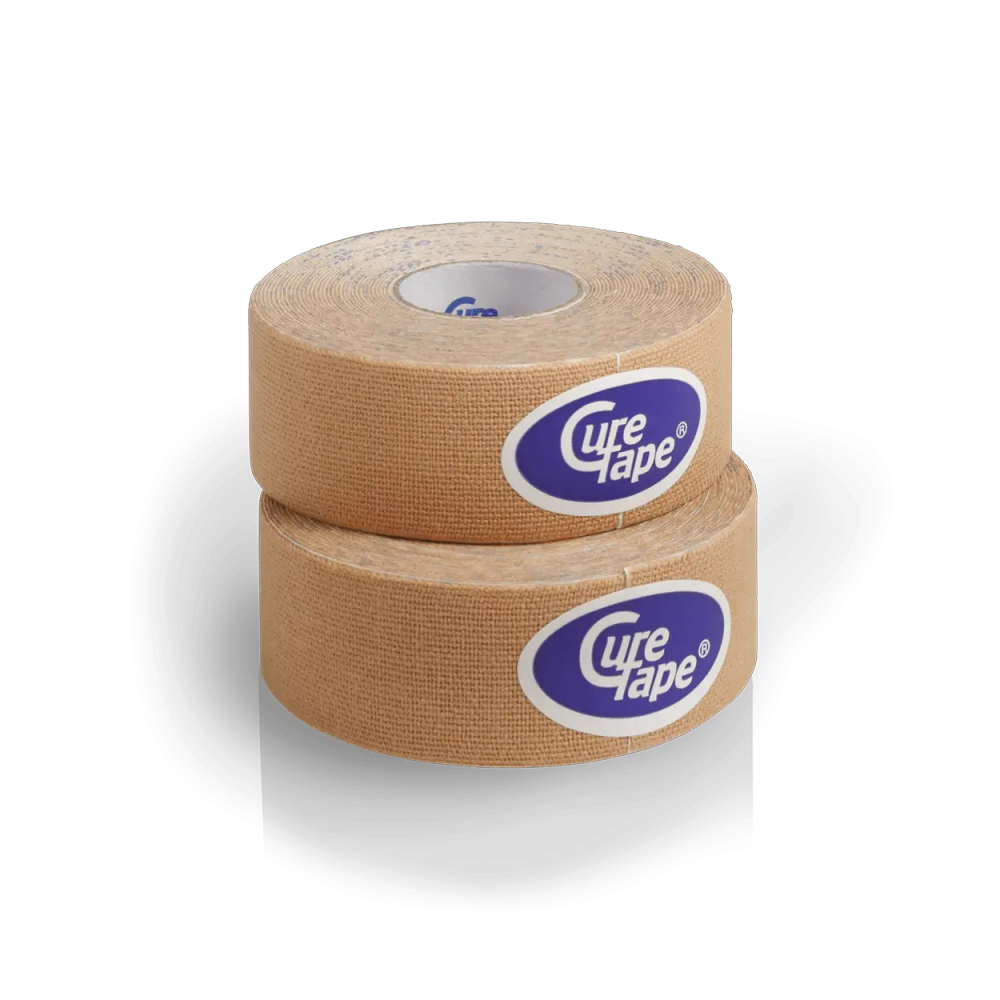 Кінезіо тейп CureTape Classic 2.5 см x 5 м (2 шт.) (Бежевий)