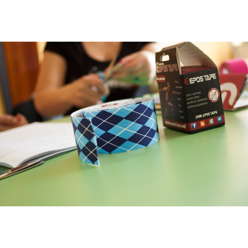 Кінезіотейп Epos Design Tape 5 см х 5 м (Ромби)