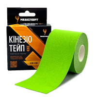 Кінезіотейп Medisport 5 см x 5 м (Салатовий)