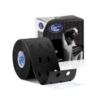 Кинезио тейп CureTape Punch 5 см x 5 м (Черный)