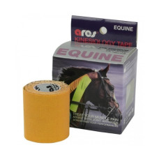 Кінезіотейп для тварин Ares Equine 5 см х 5 м (Неоновий помаранчевий)