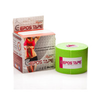 Шовковий кінезіо тейп (віскоза) Epos Rayon Tape 5 см х 5 м (Салатовий)