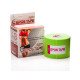 Шёлковый кинезио тейп (вискоза) Epos Rayon Tape 5см х 5м (Салатовый)