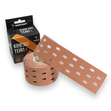 Кинезио тейп перфорированный Medisport Punch 5см x 5м (Бежевый)