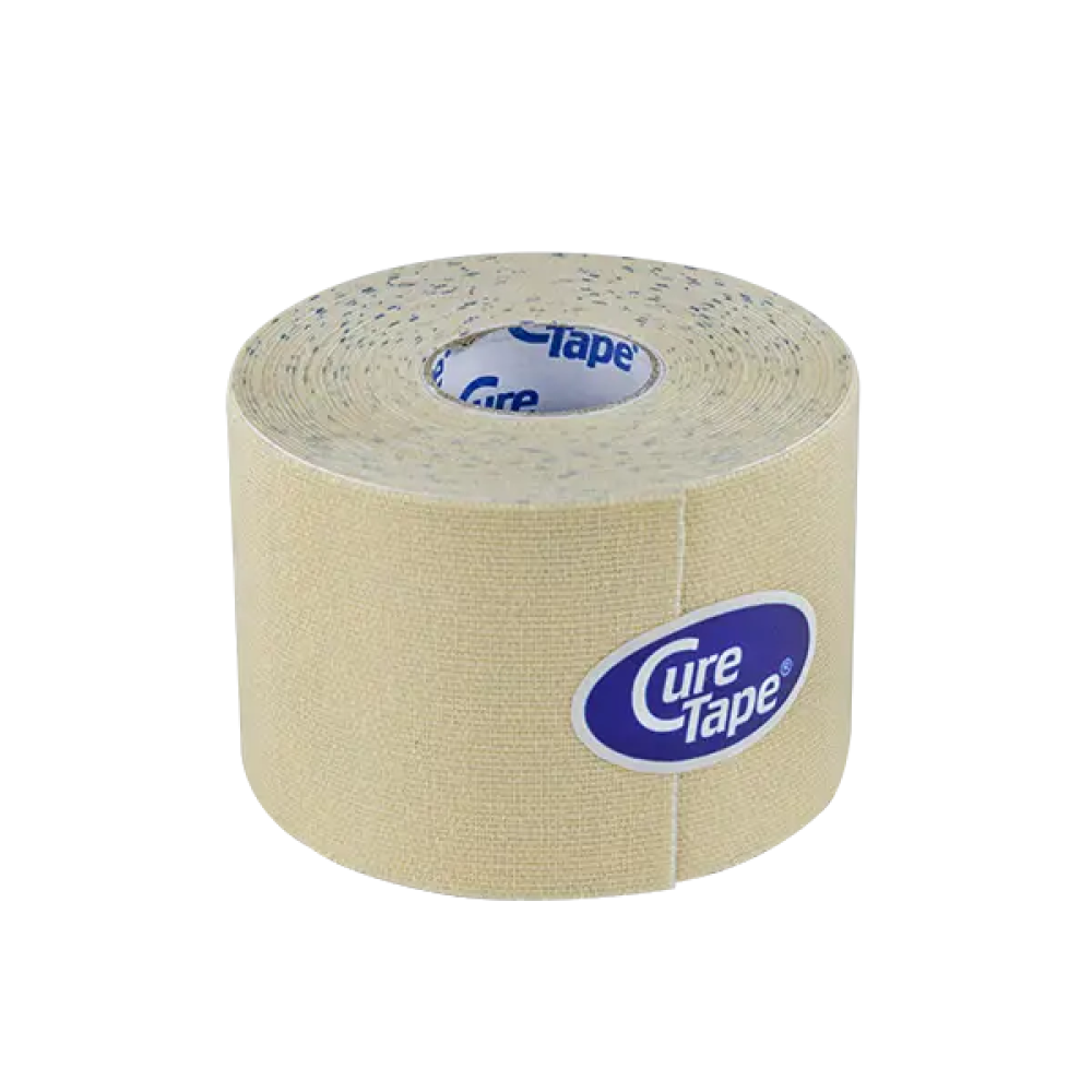Кінезіо тейп для естетичного тейпування CureTape Beauty 5 см x 5 м (Бежевий)