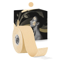 Кинезио тейп для эстетической тейпирования CureTape Beauty 2.5 см x 5 м (Бежевый)