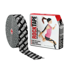 Кінезіо тейп RockTape Standart Bulk 5 см х 32 м (Чорний з білим лого)