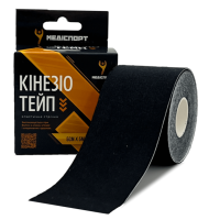Кинезио тейп Medisport 5см x 5м (Черный)