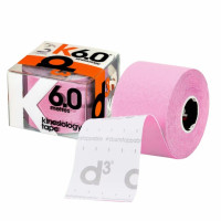 Кинезио тейп D3 K6.0 (50 мм * 6 м) пудровый