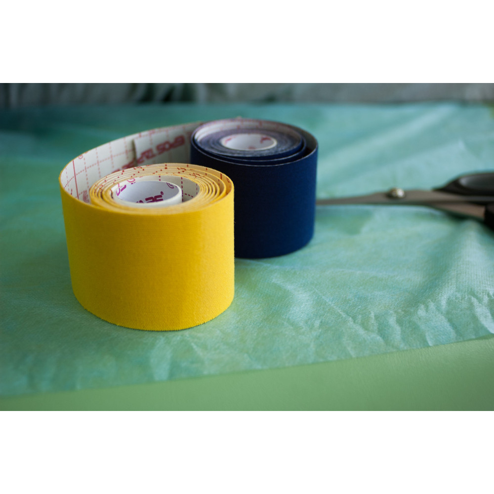 Кінезіотейп Epos Tape 5 см х 5 м (Жовтий)