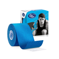 Кінезіо тейп CureTape Sports 5 см x 5 м (Блакитний)