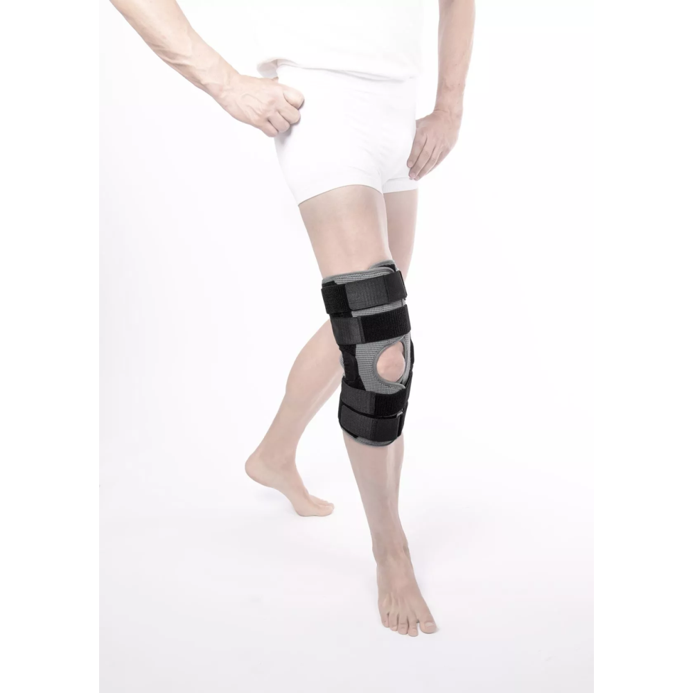 Бандаж на колінний суглоб посилений Knee Brace Long Orthoteh ORT-90102