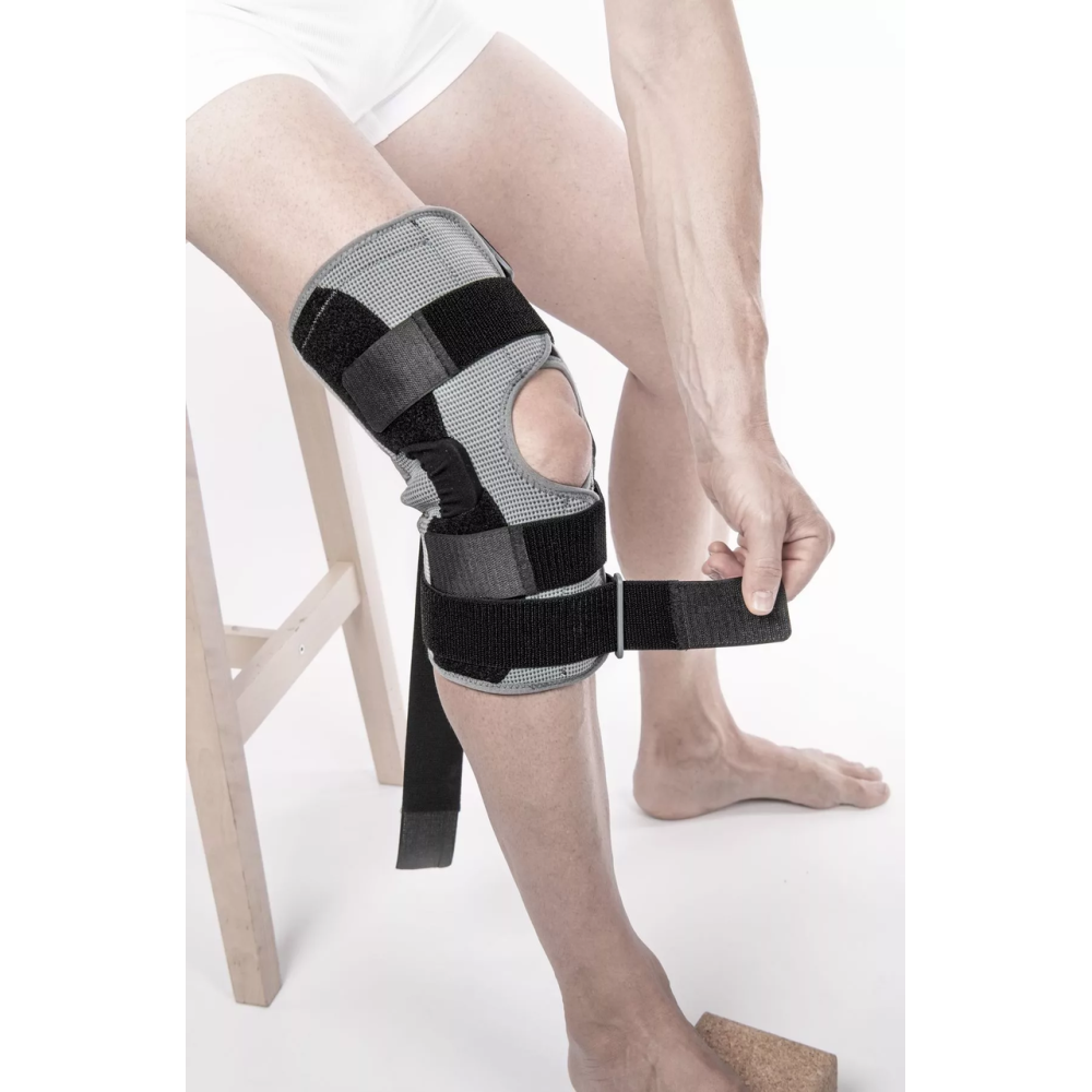 Бандаж на колінний суглоб посилений Knee Brace Long Orthoteh ORT-90102