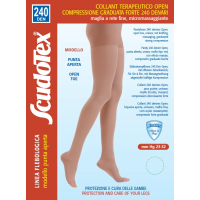 Компресійні колготи 240 ден Open без миска, клас мм Hg 23-32 Scudotex 832