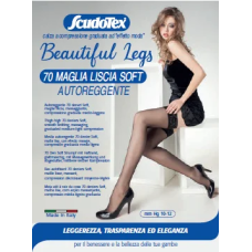 Компрессионные колготы 70 ден Soft Прозрачные шортики, класс мм Hg 10-12 Scudotex 674