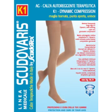 Компрессионные колготы К1 Трикотажная вязка без миска, класс мм Hg 18-21 Scudotex 562