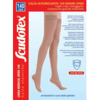 Компрессионные колготы 140 ден Open без миска, класс мм Hg 19-22 Scudotex 593